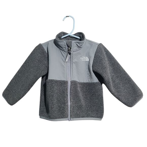 The North Face Gray Baby Denali Jacket Size 6-12 Months - Picture 1 of 3